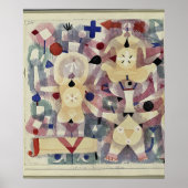 Paul Klee, Karneval im Schnee, Poster (Vorne)
