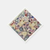 Paul Klee, Karneval im Schnee, Serviette (Ecke)