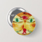 Paul Klee Katze und Vogel Knopf Button (Vorne & Hinten)