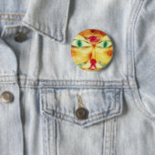 Paul Klee Katze und Vogel Knopf Button (Beispiel)