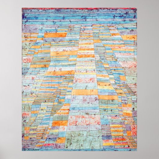 Paul Klee Komposition in einem Kreis Poster (Vorne)