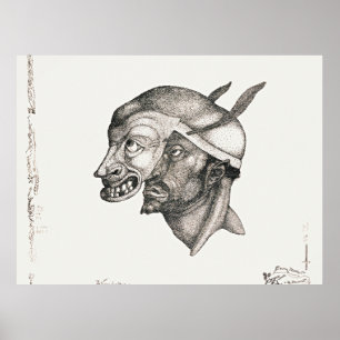 Paul Klee Kunst, Komiker, Poster