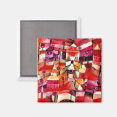 Paul Klee Kunst - Ose Garten, Gemälde von Klee Magnet (Vorderseite/Rückseite)