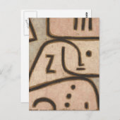 Paul Klee-Kunst Postkarte (Vorne/Hinten)