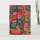Paul Klee Kunstwerk, Exotics Karte (Vorderseite)