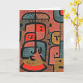 Paul Klee Kunstwerk, Exotics Karte (Gelbe Blume)
