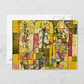 Paul Klee Kunstwerk, Geschichte von Hoffmann Postkarte (Vorne/Hinten)