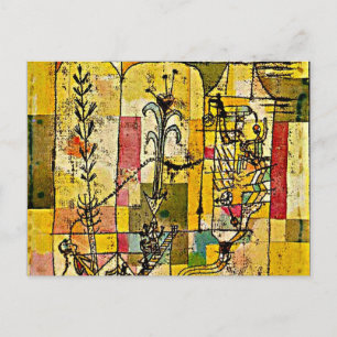 Paul Klee Kunstwerk, Geschichte von Hoffmann Postkarte