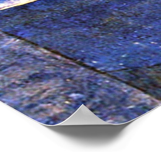 Paul Klee Kunstwerk, Mondlicht Poster (Ecke)