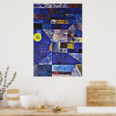 Paul Klee Kunstwerk, Mondlicht Poster (Küche)