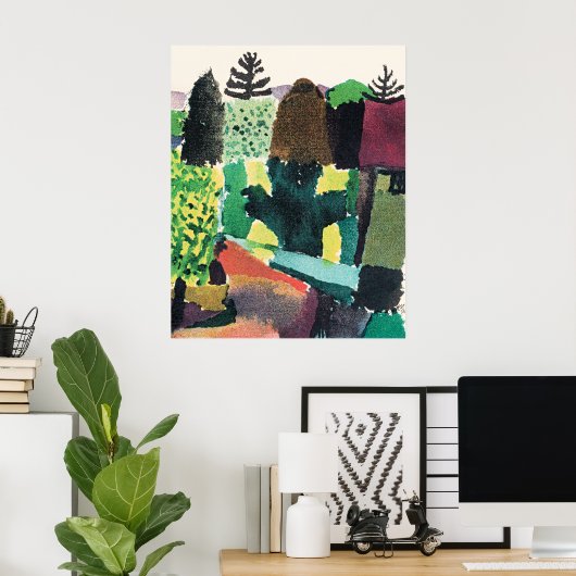 Paul Klee Kunstwerk, Park Poster (Heimbüro)