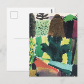 Paul Klee Kunstwerk, Park, Postkarte (Vorne/Hinten)