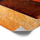 Paul Klee Kunstwerk, Temple Gardens Poster (Ecke)