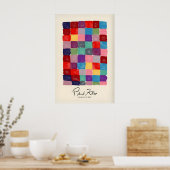 Paul Klee L Univers De Klee Farbige Quadrate Poster (Küche)