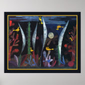 Paul Klee "Landschaft mit Gelben Vögeln" ca. 1923 Poster (Vorne)