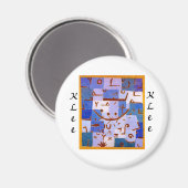 Paul Klee - Legende des Nils Magnet (Vorderseite/Rückseite)