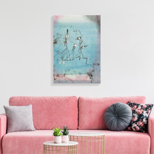 Paul Klee Leinwand Poster (Insitu (Wohnzimmer))