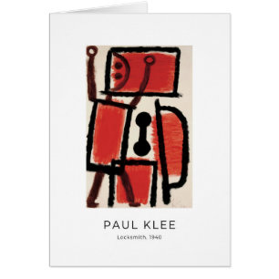 Paul Klee, Locksmith (1940) - Fine Art Card