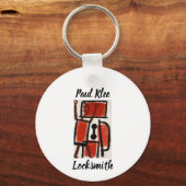 Paul Klee Locksmith Schlüsselanhänger (Vorderseite)