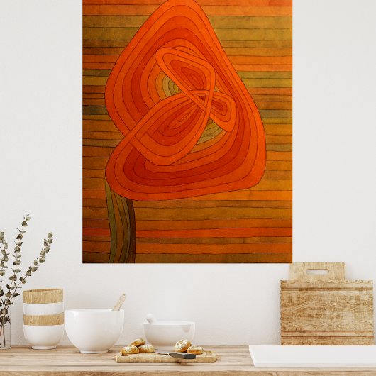 Paul Klee Lonely Blume Poster (Küche)