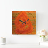 Paul Klee Lonely Blume Timepiece Quadratische Wanduhr (Zuhause)