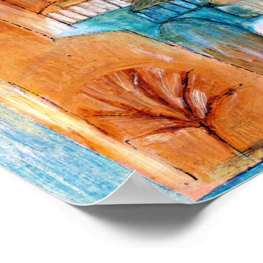 Paul Klee Malerei, Fascade Brown-Green Poster (Ecke)