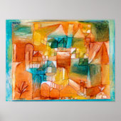 Paul Klee Malerei, Fascade Brown-Green Poster (Vorne)