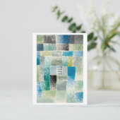 Paul Klee Malerei, "First House in a Settlement" Postkarte (Stehend Vorderseite)