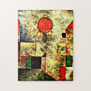 Paul Klee Malerei, Roter Ballon, Puzzle