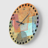 Paul Klee-Malerei, Sunset Große Wanduhr (Winkel)