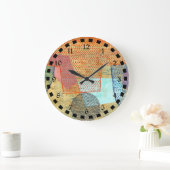 Paul Klee-Malerei, Sunset Große Wanduhr (Zuhause)