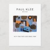 Paul Klee, mit den zwei verlorenen - Abstrakte Kun Postkarte (Vorderseite)