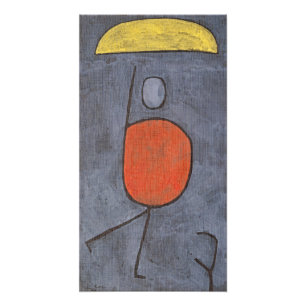 Paul Klee mit Regenschirm Expressionistische Kunst Fotodruck