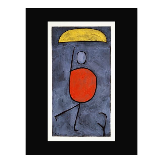 Paul Klee - Mit Regenschirm Fotodruck (Vorne)