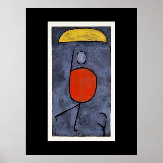 Paul Klee - Mit Regenschirm Poster (Vorne)