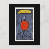 Paul Klee - Mit Schirm Postkarte (Vorderseite)