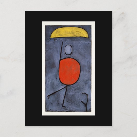 Paul Klee - Mit Schirm Postkarte (Vorderseite)