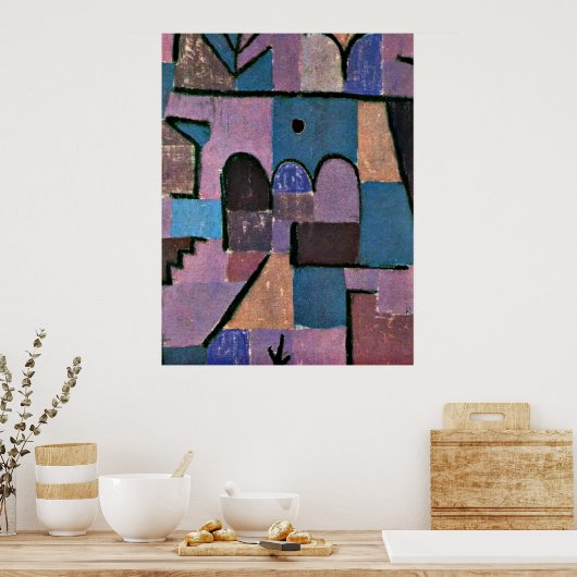 Paul Klee, Orientalischer Garten Poster (Küche)