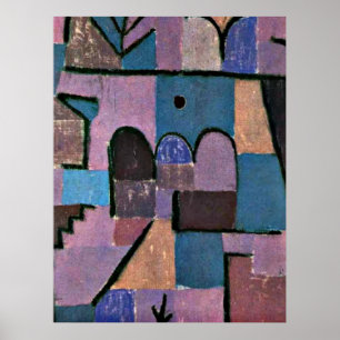 Paul Klee, Orientalischer Garten Poster