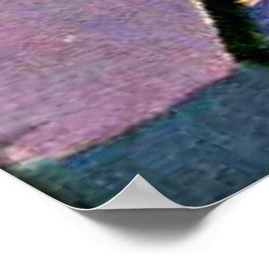 Paul Klee, Orientalischer Garten Poster (Ecke)