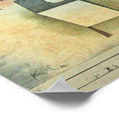 Paul Klee painting, Six Species, Poster (Ecke)