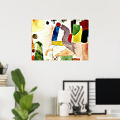 Paul Klee - Pathetic Watercolor Poster (Heimbüro)