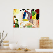 Paul Klee - Pathetic Watercolor Poster (Küche)