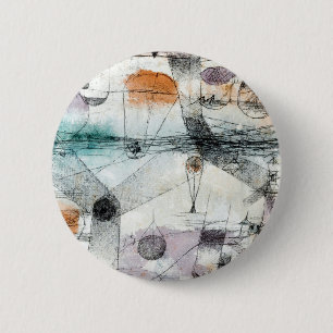 Paul Klee Pflanzen Erd- und Luftreich: Bauhaus Button