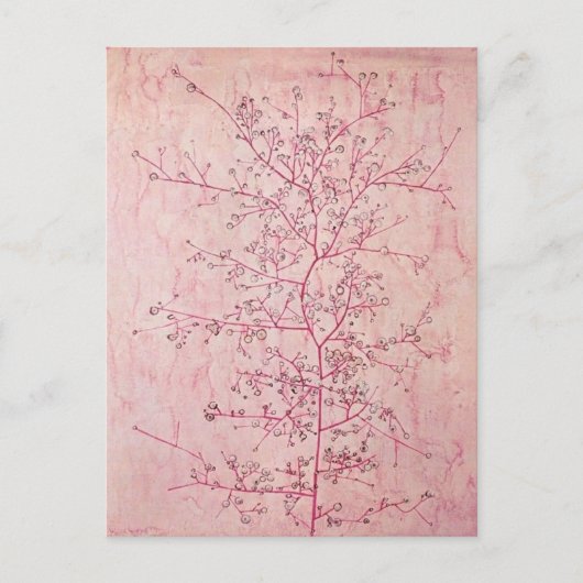 Paul Klee - Pink Spring in Deep Winter Postcard Postkarte (Vorderseite)