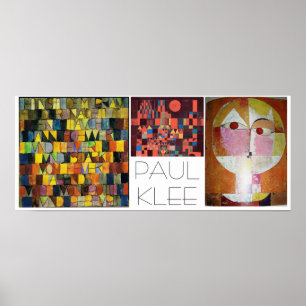 Paul Klee-Plakat-Collage Poster