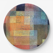 Paul Klee, Polyphone Architektur, Pappteller (Vorderseite)
