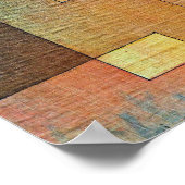 Paul Klee, Polyphone Architektur,  Poster (Ecke)