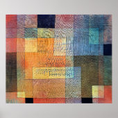 Paul Klee, Polyphone Architektur,  Poster (Vorne)