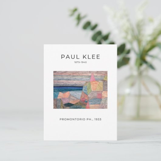 Paul Klee, Promontorio Ph. - Moderne Abstrakte Kun Postkarte (Stehend Vorderseite)